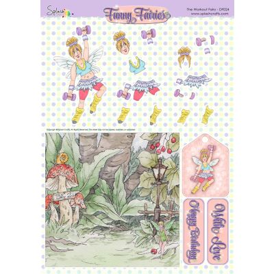Fairies Decoupage Sheet - The Workout Fairy