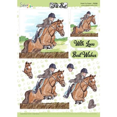 The Pet Set A4 Decoupage Sheet - Point to Point