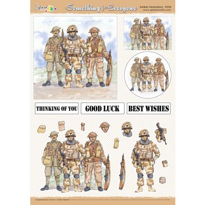 Something For Everyone Decoupage - Soldiers Generations