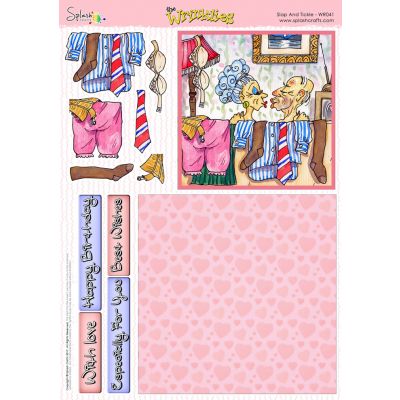 The Wrinklies A4 Decoupage Sheet - Slap and Tickle