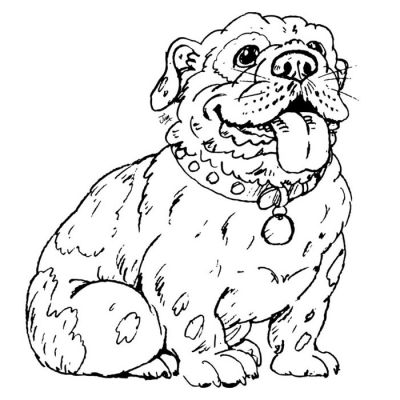 Digi Stamp - Buster Bulldog