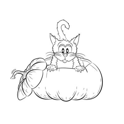 Digi Stamp - Cat In The Kin