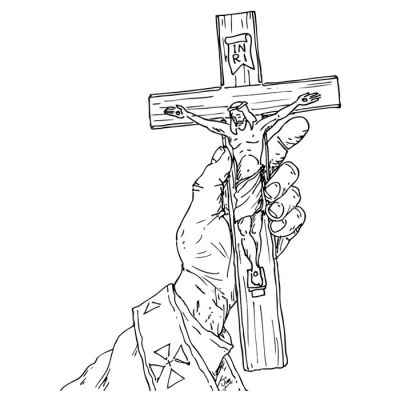 Digi Stamp - Christian Cross