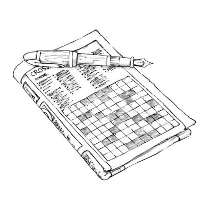 Digi Stamp - Crossword