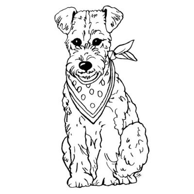 Digi Stamp - Fox Terrier