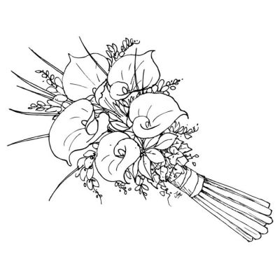 Digi Stamp - Hand Tied Lilies