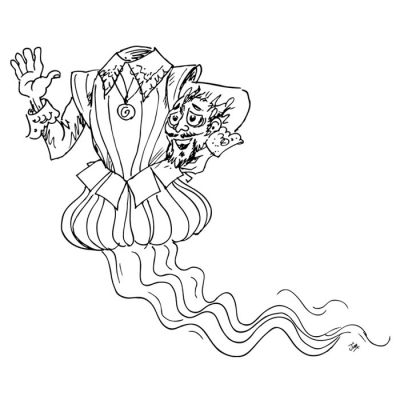 Digi Stamp - Headless Ghost