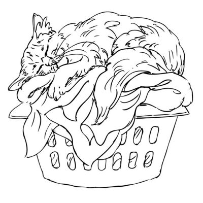 Digi Stamp - Hot From The Dryer