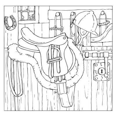 Digi Stamp - In The Stables