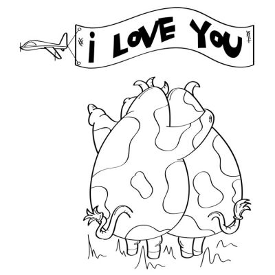 Digi Stamp - Its A-Moo-re