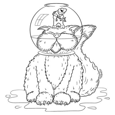 Digi Stamp - Mycroft The Cat