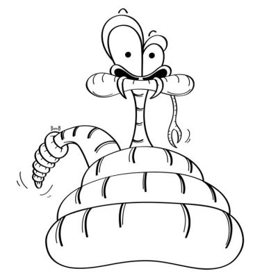 Digi Stamp - Ringo The Snake 2