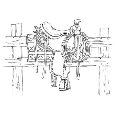 Digi Stamp - Saddle Up