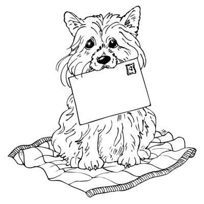 Digi Stamp - Scamp Special Delivery