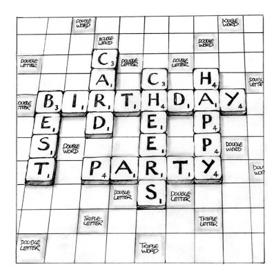 Digi Stamp - Scrabble