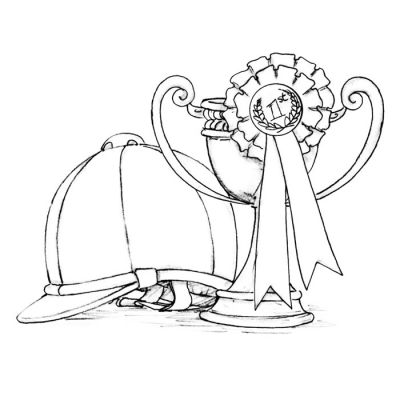 Digi Stamp - Show Jumping Dressage Trophy