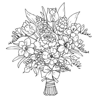 Digi Stamp - Spring Bouquet