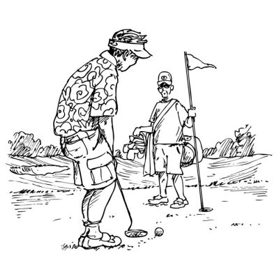 Digi Stamp - The Putt