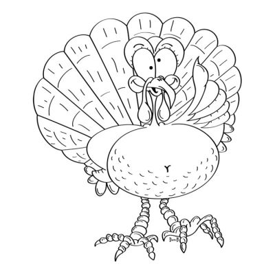 Digi Stamp - Turkey Thumbs Up